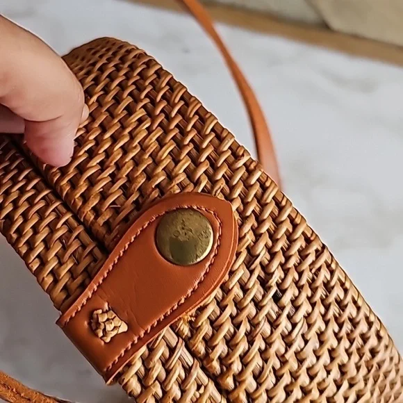 Boho Round Crossbody Bag - Picture 2 of 7